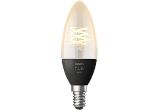 PHILIPS HUE White Filament pack individuel E14 - Lampe LED (Noir)
