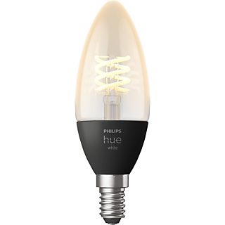 PHILIPS HUE White Filament Einzelpack E14 - LED Lampe (Schwarz)