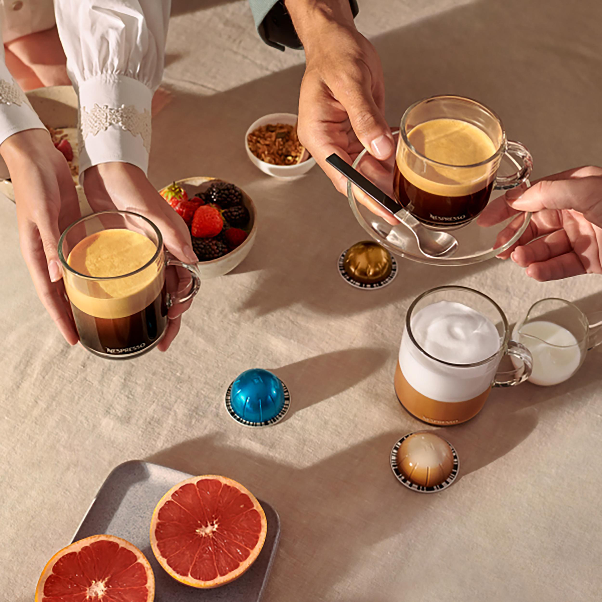 KRUPS XN910B.AERO Kapselmaschine Light Grey/Schwarz