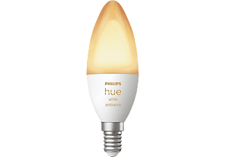PHILIPS HUE White Ambiance confezione singola E14 - Lampada LED (Bianco)