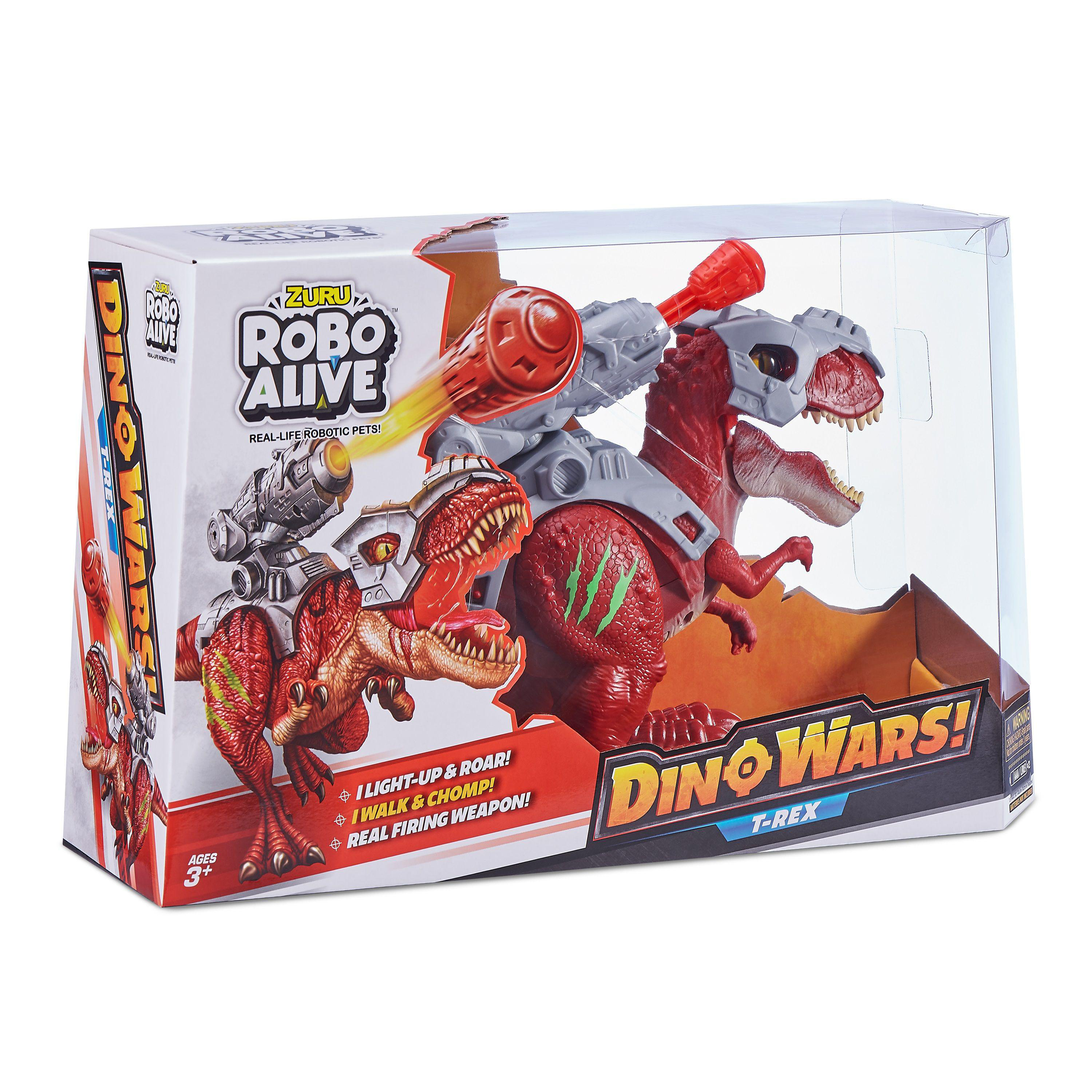 7132 Alive Dinos ZURU Spielfigur, Mehrfarbig Robo T-Rex