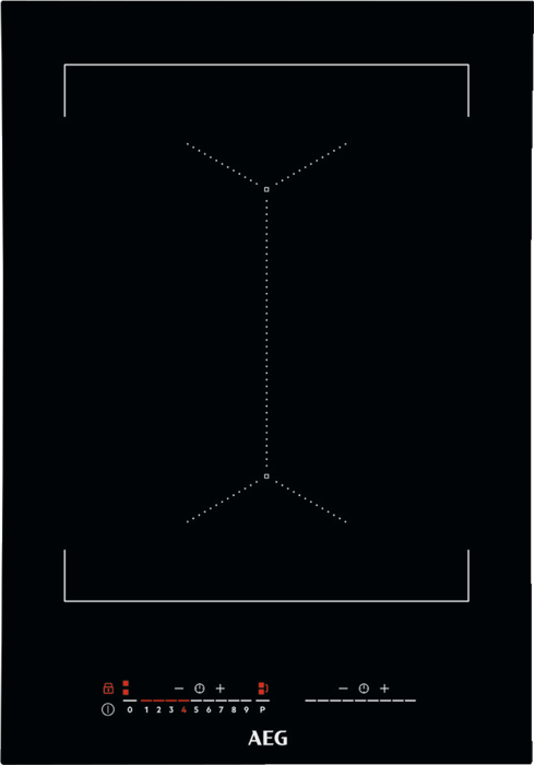 AEG IKE42640KB Beépíthető kerámia főzőlap, Indukciós, bridge funkcióval, percszámláló, időzítő, érintőkapcsoló, gyerekzár