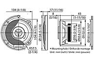 KENWOOD Autoluidsprekers (KFC-S1066)