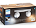 PHILIPS HUE Ambiance blanche buckram - Double spot (Blanc)