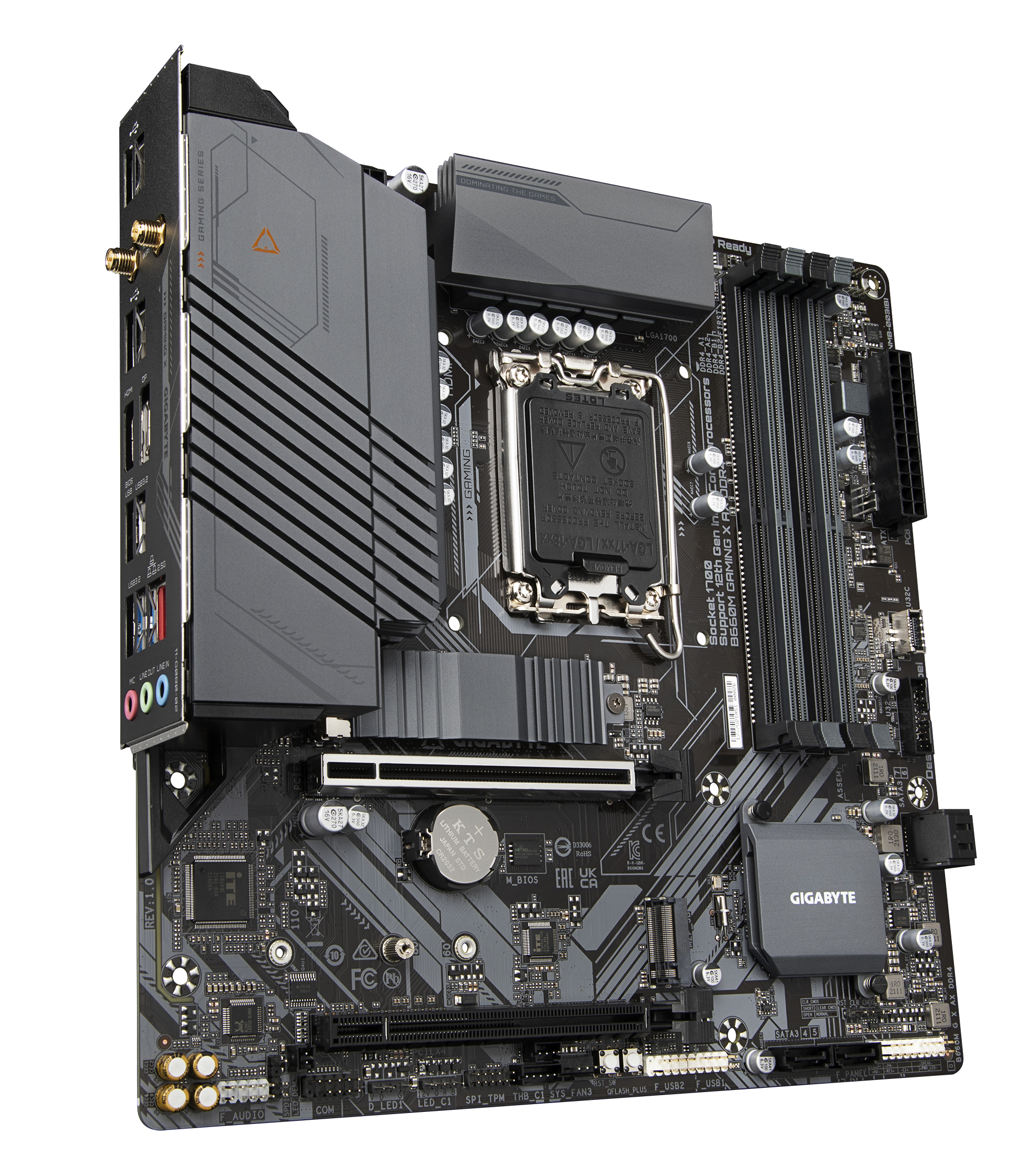 GIGABYTE B660M G X AX DDR4 Mainboard Mehrfarbig