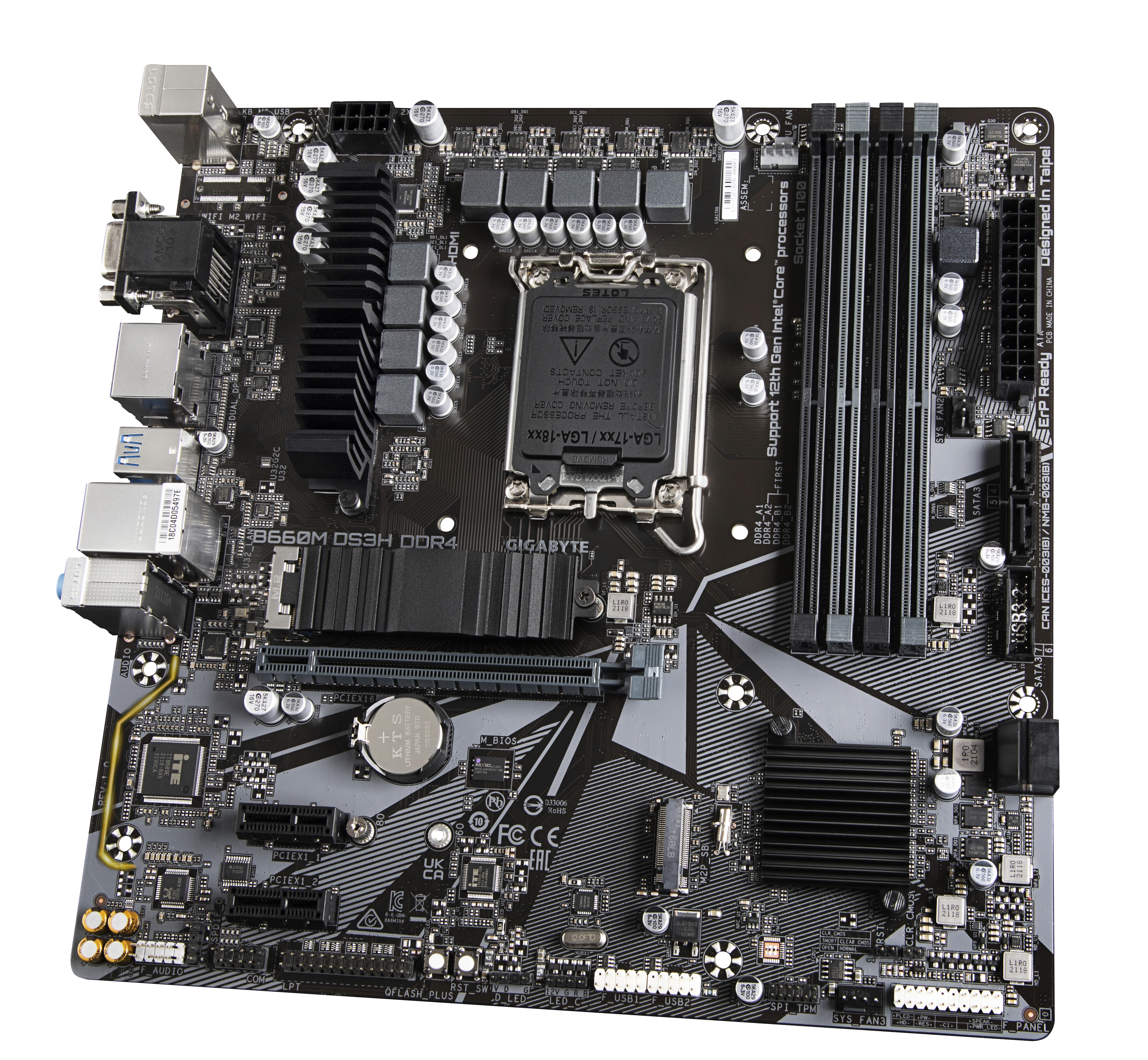 GIGABYTE B660M DS3H DDR4 Mainboard Mehrfarbig