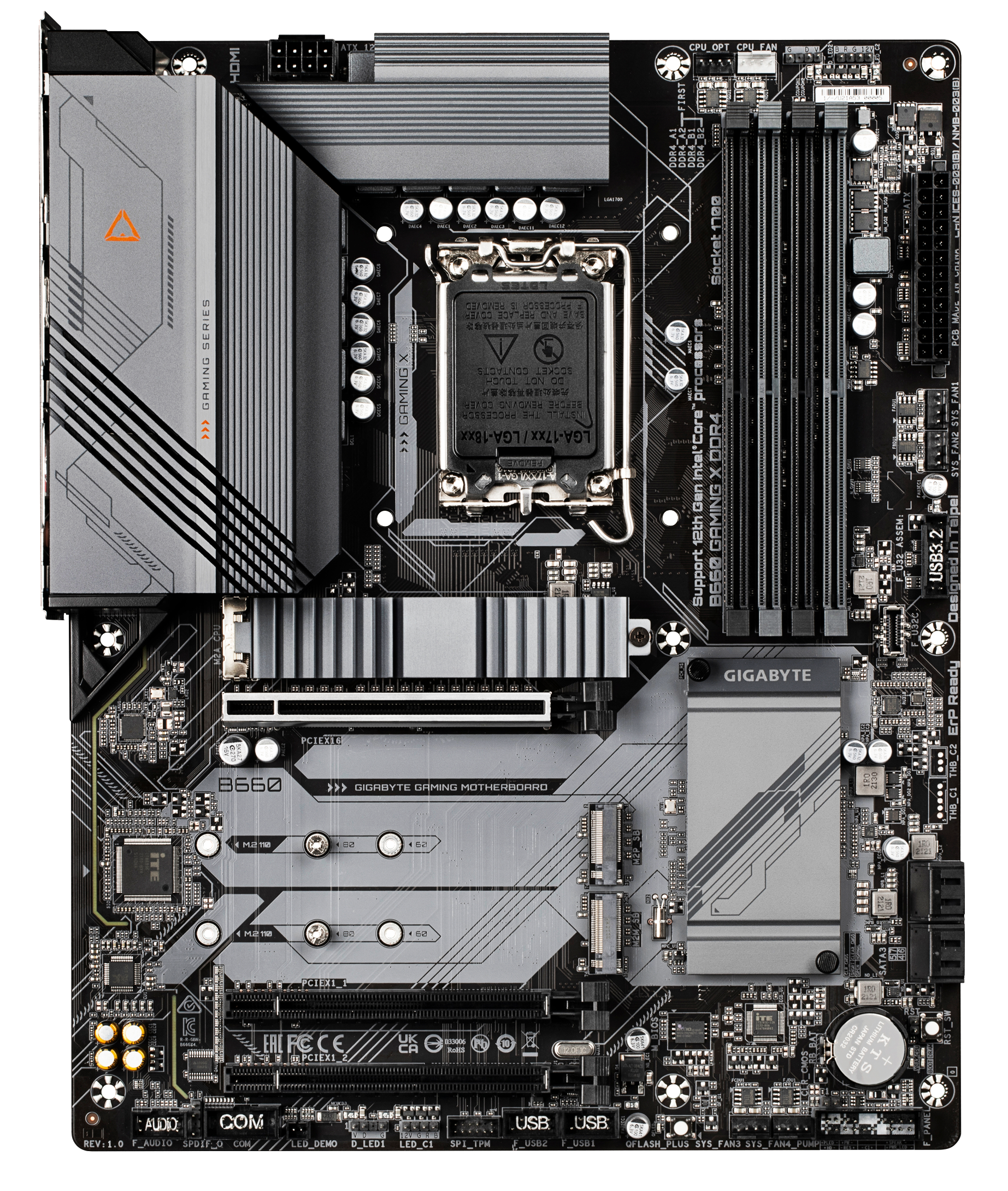 GIGABYTE B660 GAMING X DDR4 Mainboard Mehrfarbig