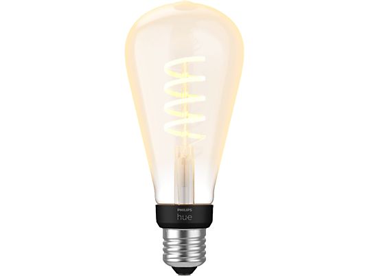 PHILIPS HUE White Ambiance Filament Einzelpack ST72 E27 Giant Edison - LED Lampe (Weiss)