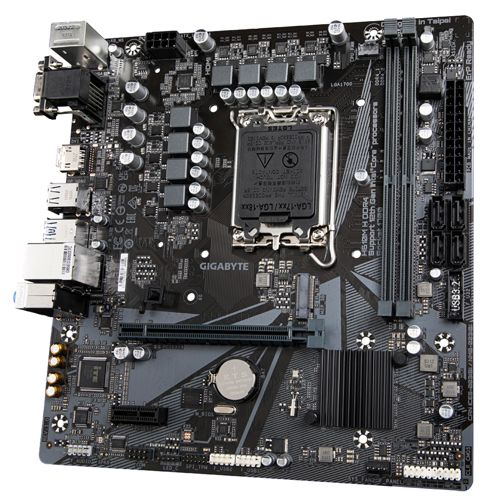 GIGABYTE H610M H DDR4 Mainboard Mehrfarbig