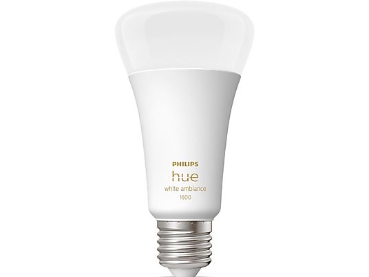 PHILIPS HUE White Ambiance Einzelpack E27 - LED Lampe (Weiss)