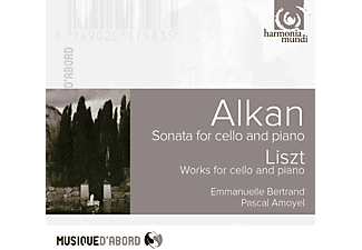 Emmanuelle Bertrand, Pascal Amoyel - Alkan: Sonata For Cello And Piano, Liszt: Works For Cello And Piano (CD)