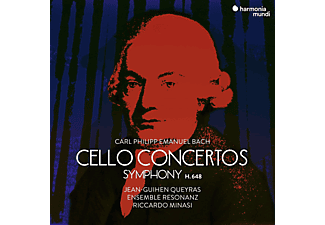 Riccardo Minasi - Carl Philipp Emanuel Bach: Cello Concertos, Symphony H. 648 (CD)