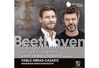 Kristian Bezuidenhout, Pablo Heras-Casado - Beethoven: Piano Concertos Nos. 2 & 5 "Emperor" (CD)