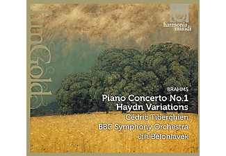 Cédric Tiberghien, Jiří Bělohlávek - Brahms: Piano Concerto No. 1, Haydn Variations (CD)