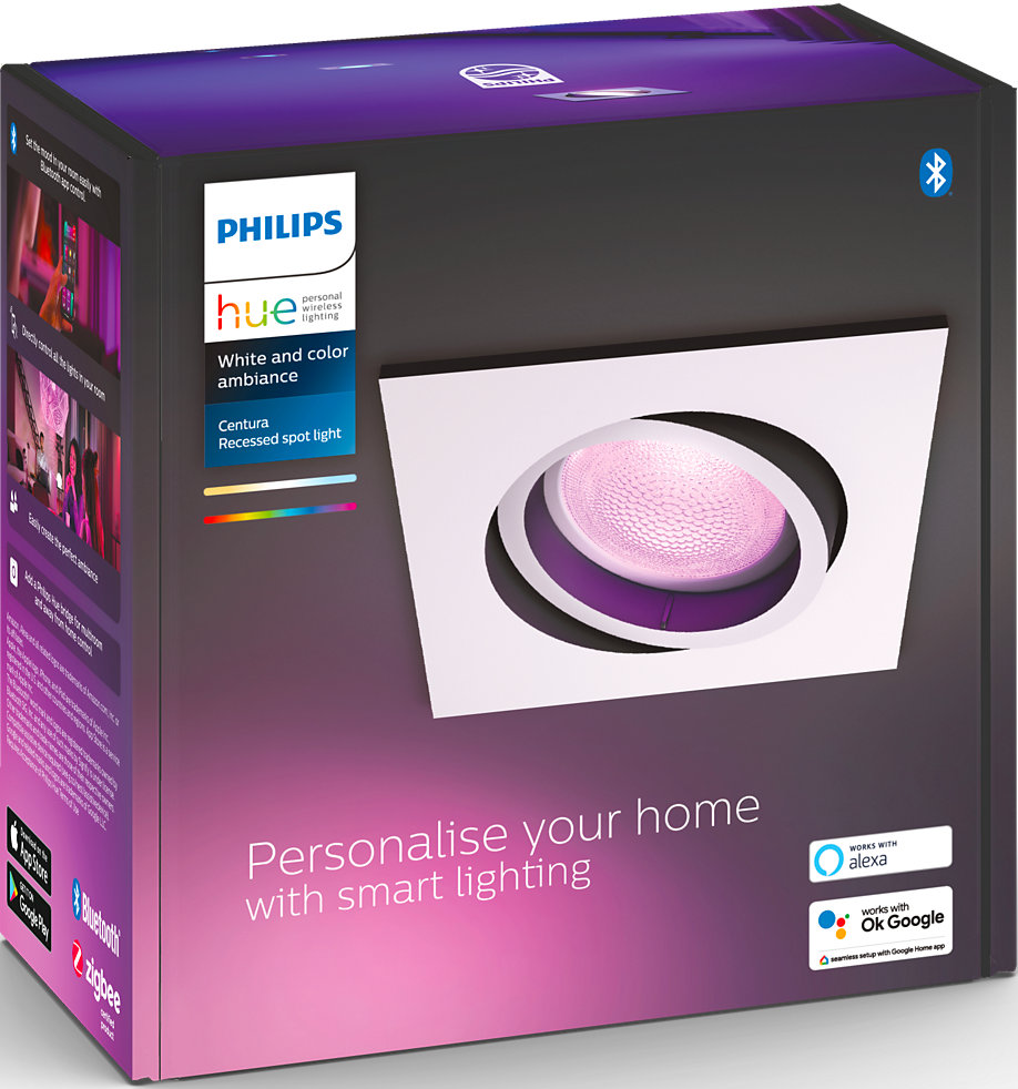 PHILIPS HUE Centura White & Color Ambiance - Einbauspot (Weiss)