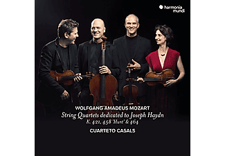 Cuarteto Casals - Mozart: String Quartets Dedicated To Joseph Haydn, K. 421, 458 "Hunt" & 464 (CD)
