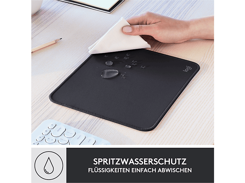 LOGITECH Mousepad Studio Series, 200 x 230 mm, Grafit; Mauspad — Foto 2 von 5