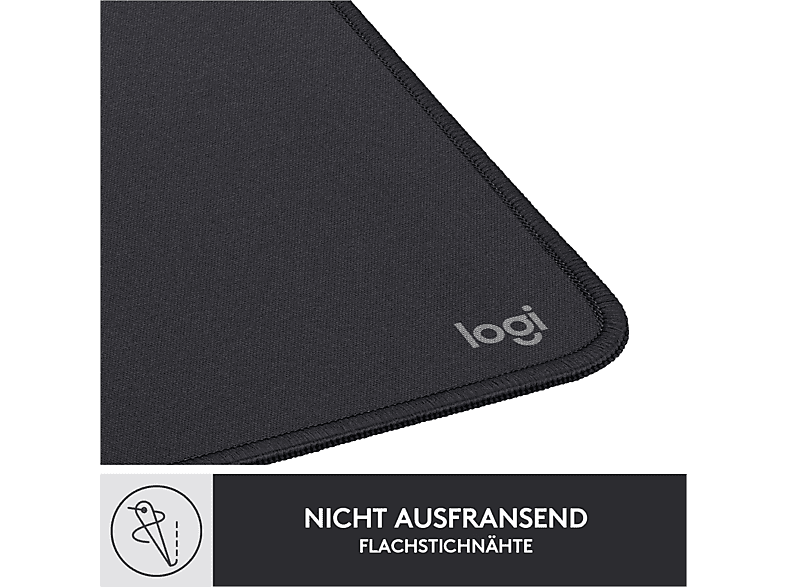 LOGITECH Mousepad Studio Series, 200 x 230 mm, Grafit; Mauspad — Foto 4 von 5