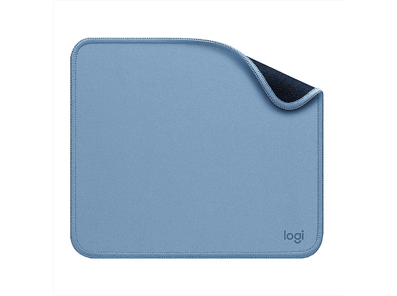 LOGITECH Mousepad Studio Series, 200 x 230 mm, Blaugrau; Mauspad