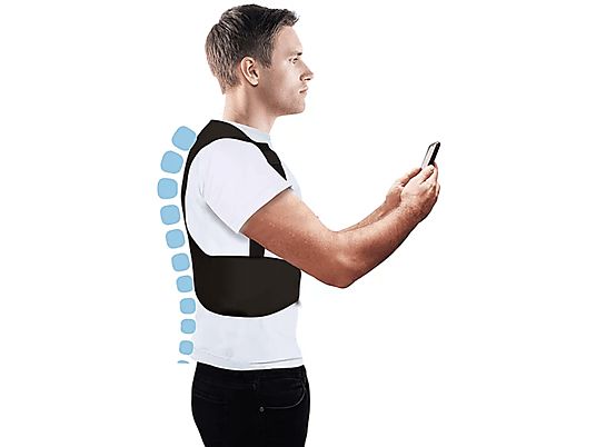 BEST DIRECT Comfortisse Posture Pro S/M - Rückenstabilisator (Schwarz)