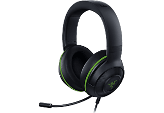 RAZER Kraken X For Console vezetékes gaming fejhallgató, fekete / zöld