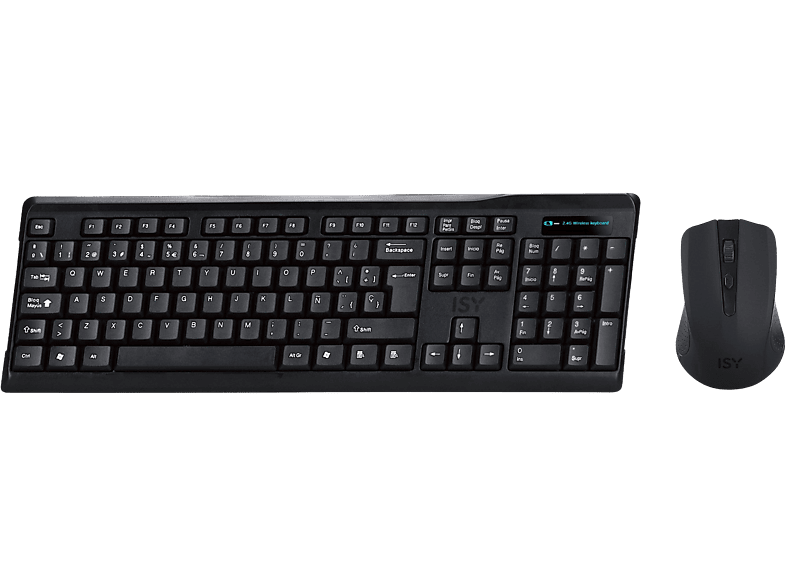 Pack inalámbrico de 2,4 GHz: ratón y teclado Qwerty