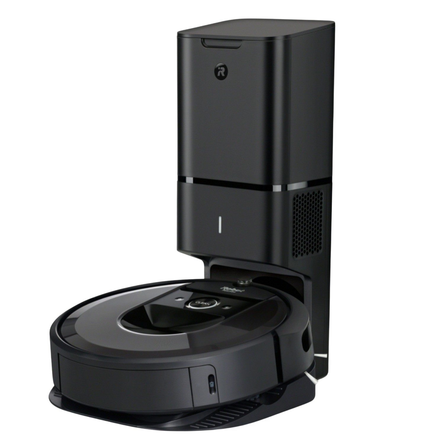 Robot aspirador - iRobot Roomba I7+ i7558, Tecnología Imprint™ Smart Mapping, Negro + Clean Base™