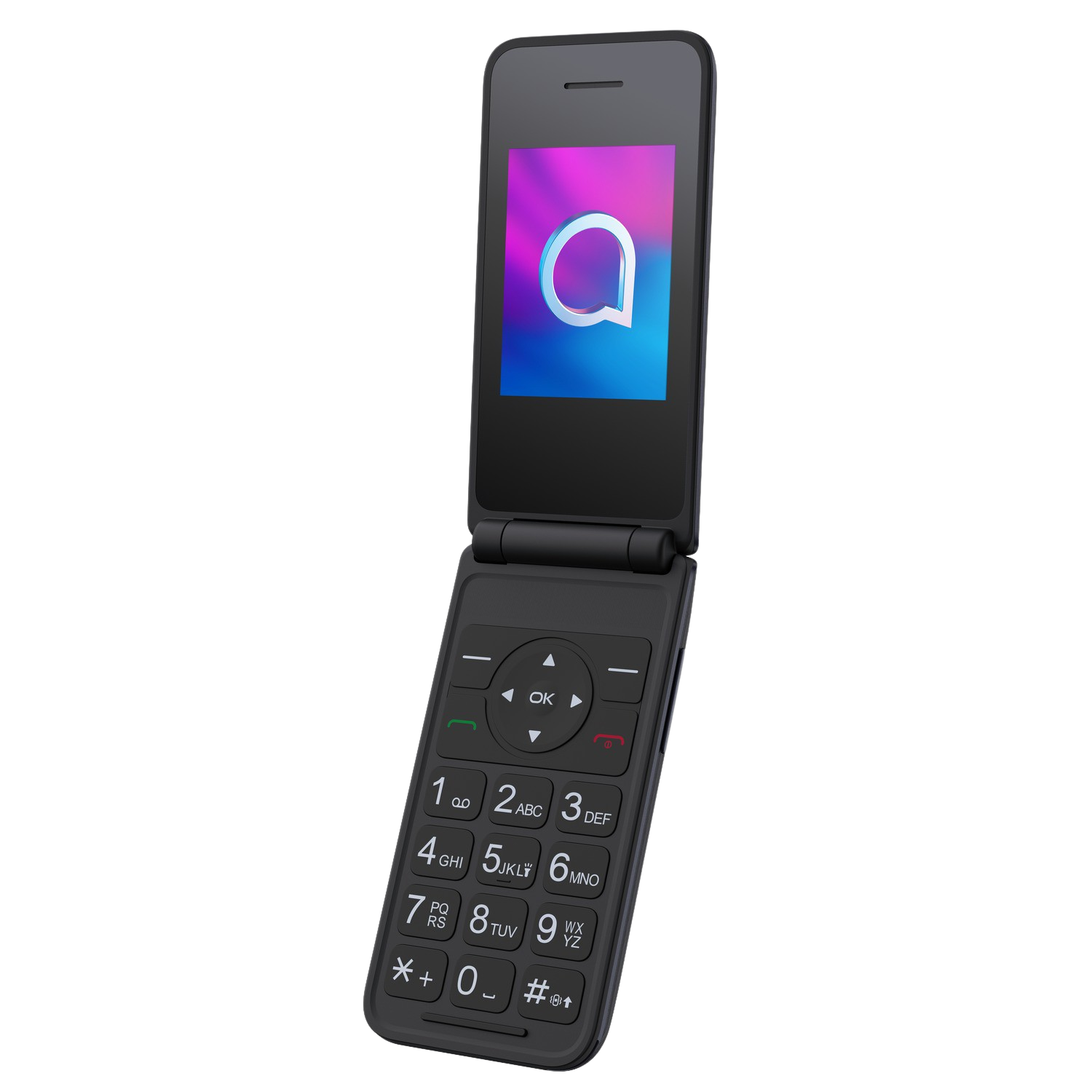 Móvil - Alcatel 3082 4G, Gris oscuro, 128 MB ROM, 64 MB RAM, 2.4" QVGA, 1380 mAh, Thread X