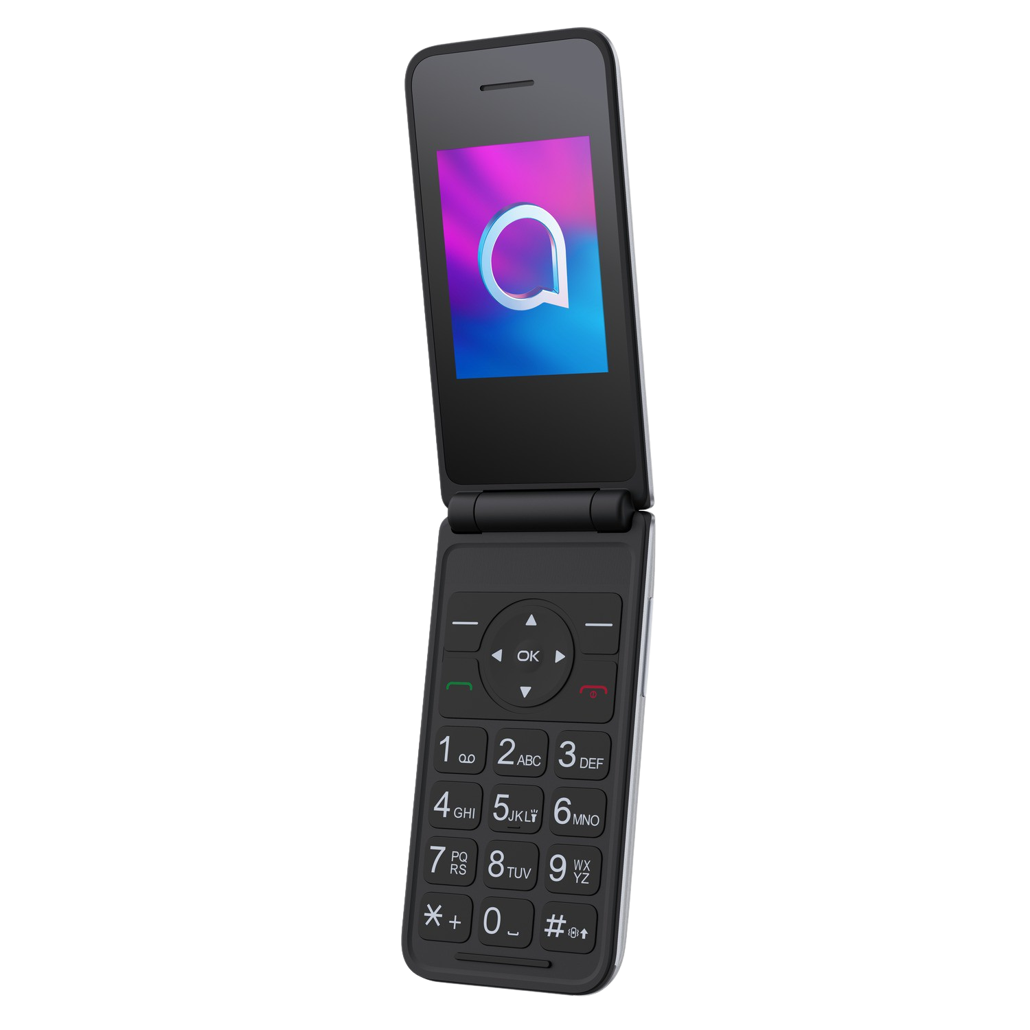 Móvil - Alcatel 3082 4G, Plata metálico, 128 MB ROM, 64 MB RAM, 2.4" QVGA, 1380 mAh, Thread X