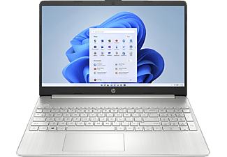 HP 15s-eq2376ng, Notebook mit 15,6 Zoll Display, AMD Ryzen™ 7 Prozessor, 16 GB RAM, 512 GB SSD, AMD Radeon Grafik, Silber