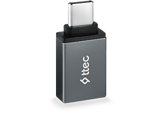 TTEC 2DK43UG Type-C - USB-A 3.0 OTG Dönüştürücü Adaptör Uzay Grisi