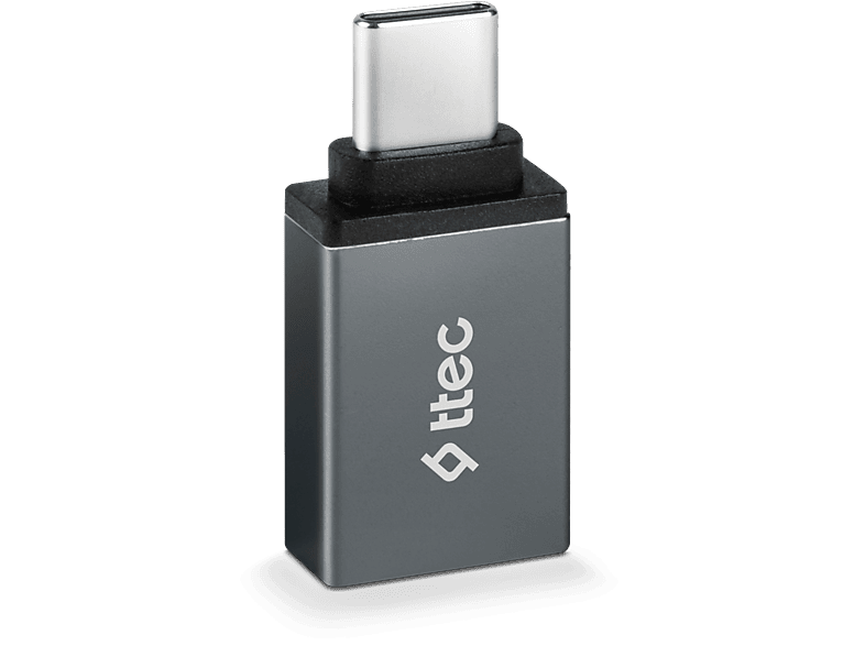 TTEC 2DK43UG USB-C - USB-A 3.0 OTG Dönüştürücü Adaptör Uzay Grisi