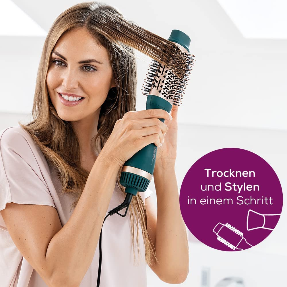 BEURER HC 45 Ocean - 2-in-1 Volumen- & Haartrocknungsbürste (Blau)