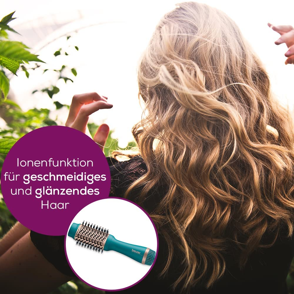 BEURER HC 45 Ocean - 2-in-1 Volumen- & Haartrocknungsbürste (Blau)