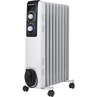 Radiador - Orbegozo RF 2000, 9 elementos, 2000 W, Termostato regulable, Blanco