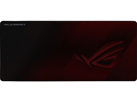 ASUS ROG Scabbard II Extended - Gaming-Mauspad (Schwarz/Rot)