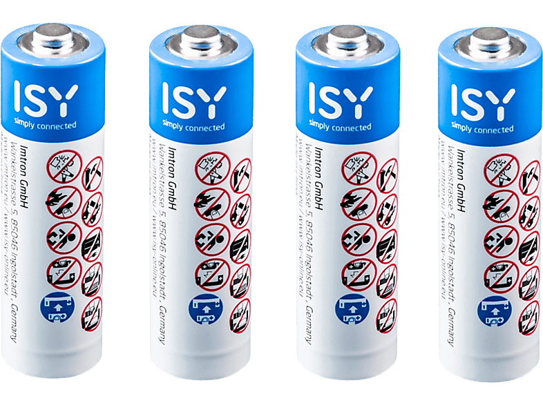 Pilas AAA - ISY IBA-1004, Alcalina, 1.5V, 4 unidades