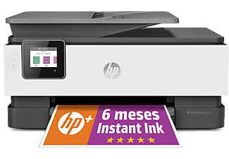 Impresora multifunción - HP OfficeJet Pro 8022e, WiFi, USB, Fax, color, 6 meses impresión Instant Ink con HP+