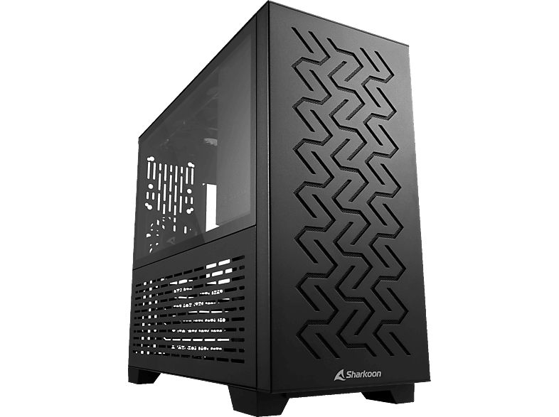 SHARKOON 1000 Schwarz PC-Gehäuse, MS-Z