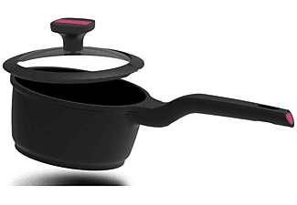 Cazuela - Taurus KCK3018 Great Moments, 18 cm, Revestimiento aluminio, Antiadherente, Con Tapa, Negro