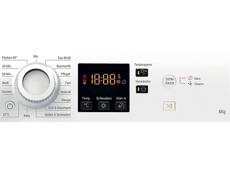 BAUKNECHT BPW 814 A Waschmaschine (8 kg, 1400 U/Min., A)