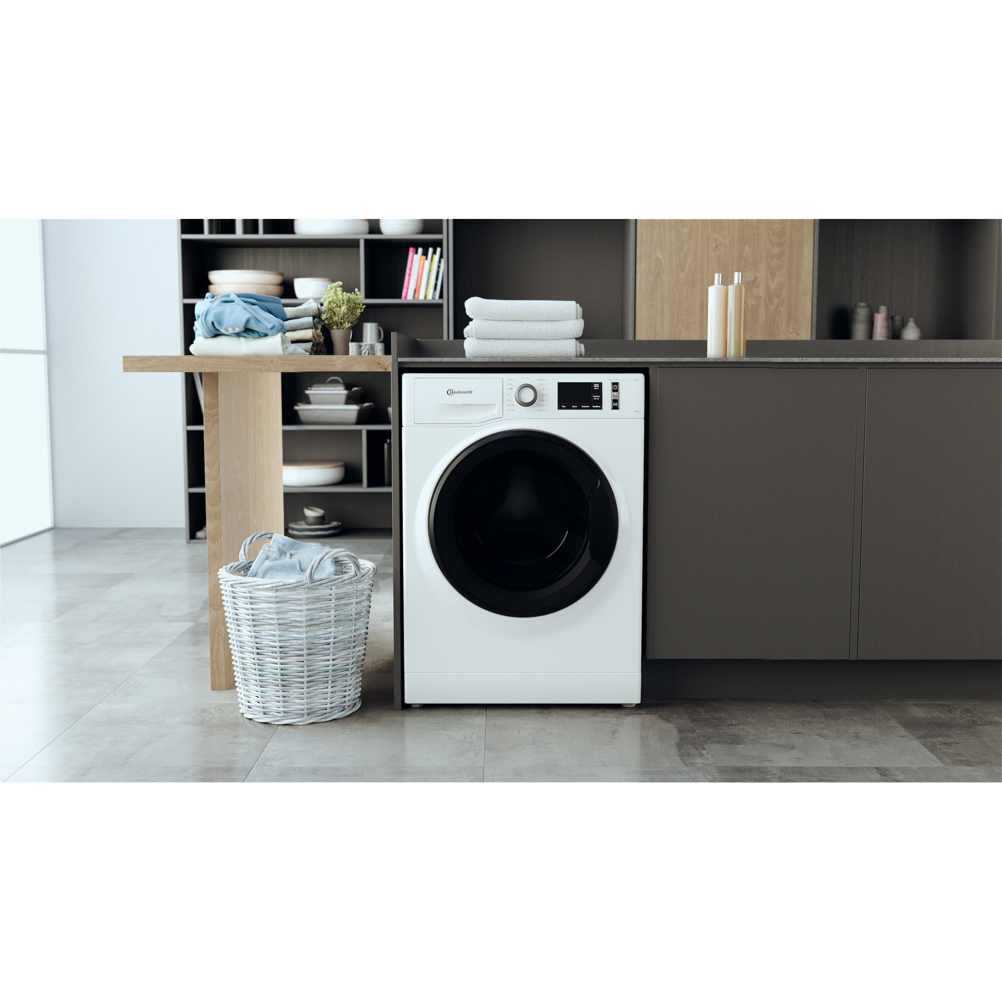 BAUKNECHT WM Pure 8A Waschmaschine (8 kg, 1351 U/Min., A)