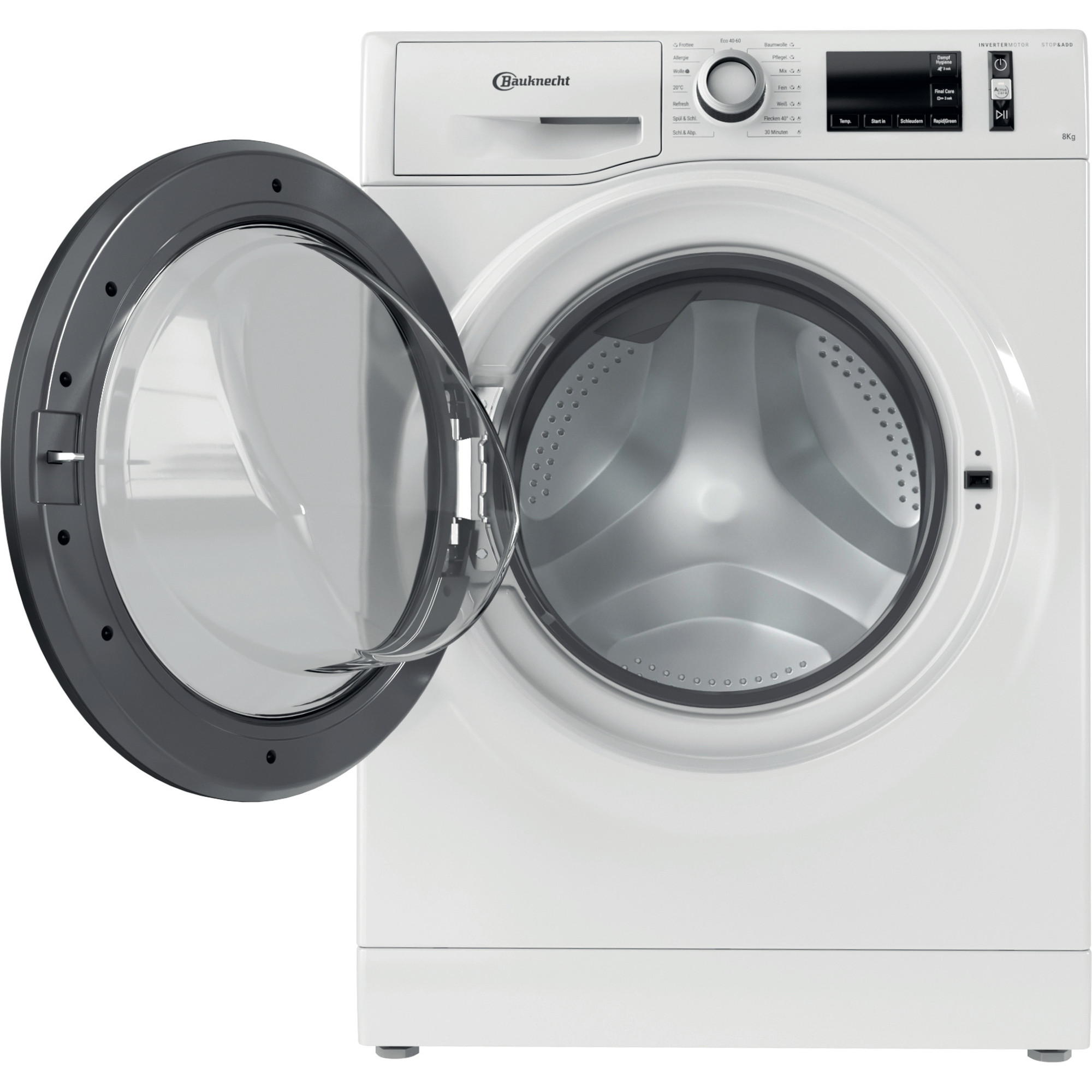 BAUKNECHT WM Pure 8A Waschmaschine (8 kg, 1351 U/Min., A)