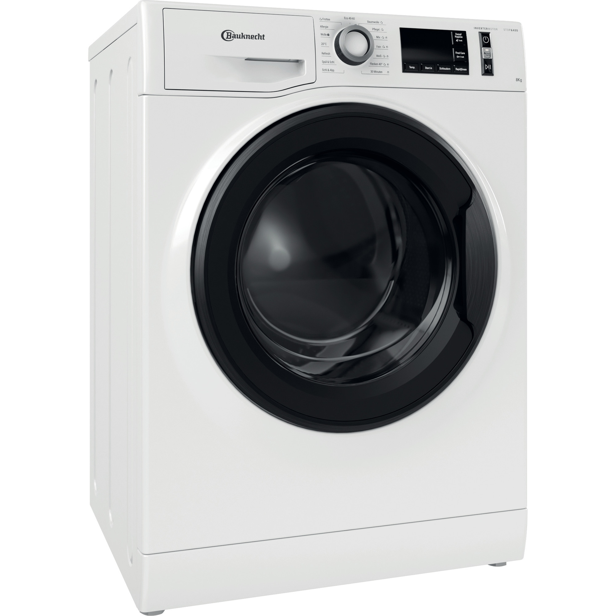 BAUKNECHT WM Pure 8A Waschmaschine (8 kg, 1351 U/Min., A)