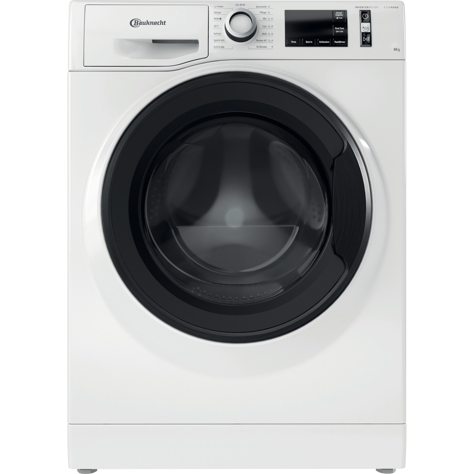 BAUKNECHT WM Pure 8A Waschmaschine (8 kg, 1351 U/Min., A)