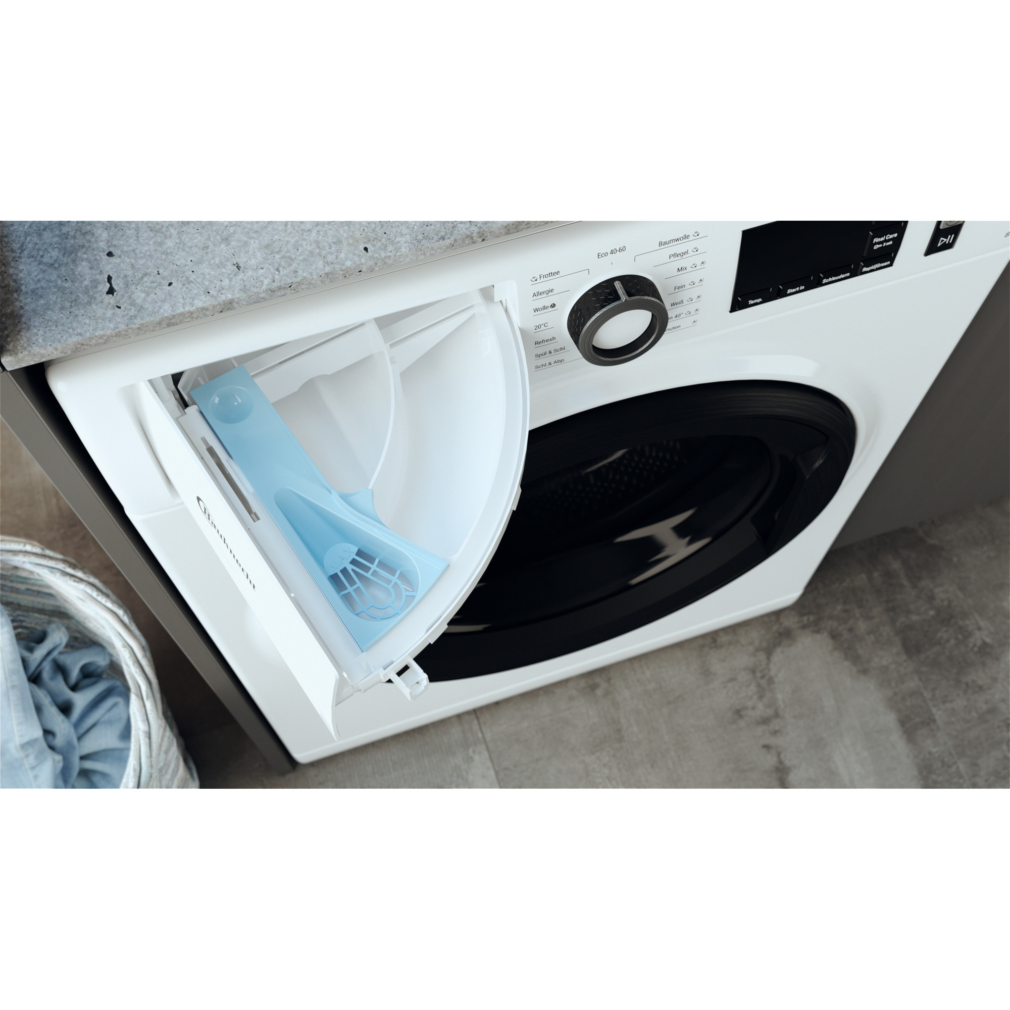 BAUKNECHT WM Pure 8A Waschmaschine (8 kg, 1351 U/Min., A)