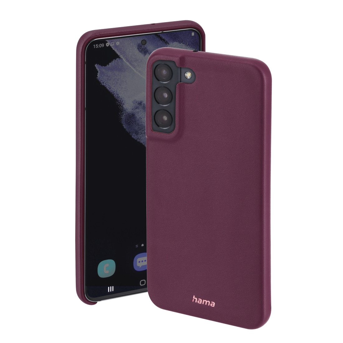 S22+ Samsung, Backcover, Sense, HAMA Finest Bordeaux (5G), Galaxy