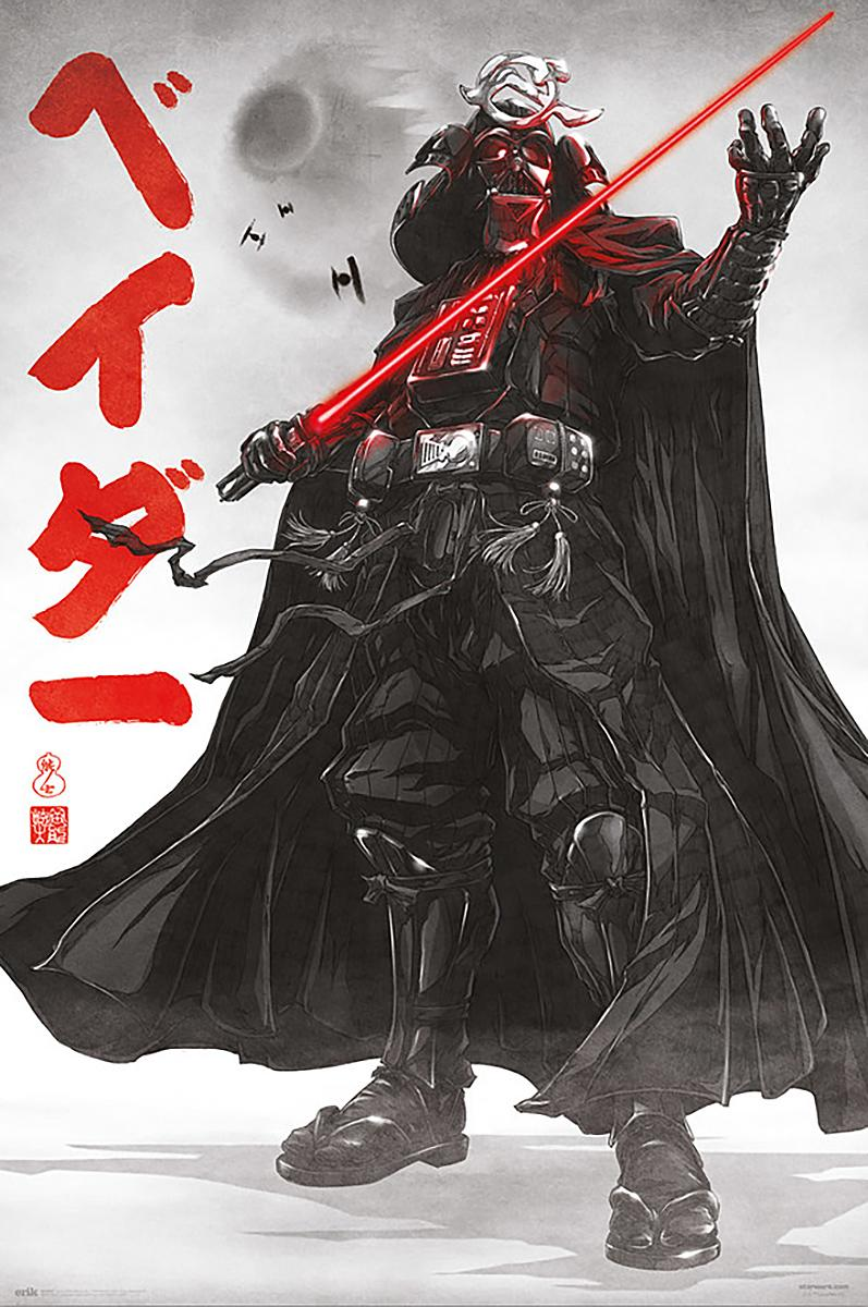 GRUPO ERIK Wars Darth Visions Poster EDITORES Star Vader Poster