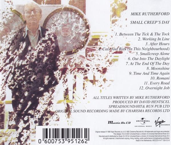Mike Rutherford - SMALLCREEP S DAY  - (CD)