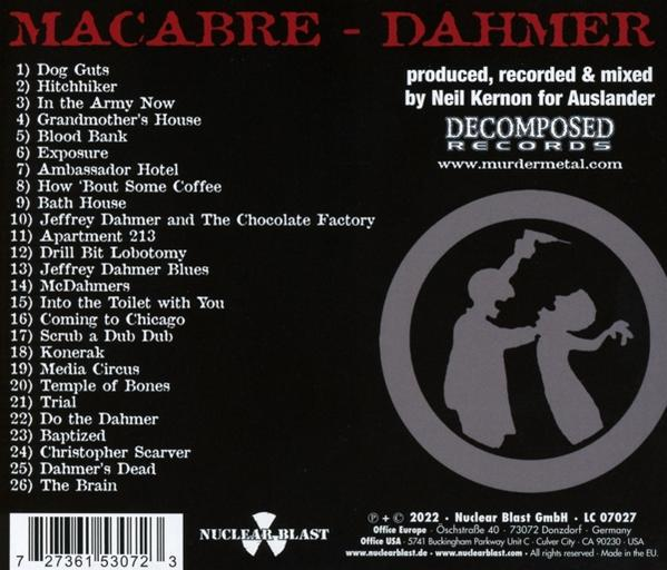 Macabre - Dahmer (Remastered)  - (CD)